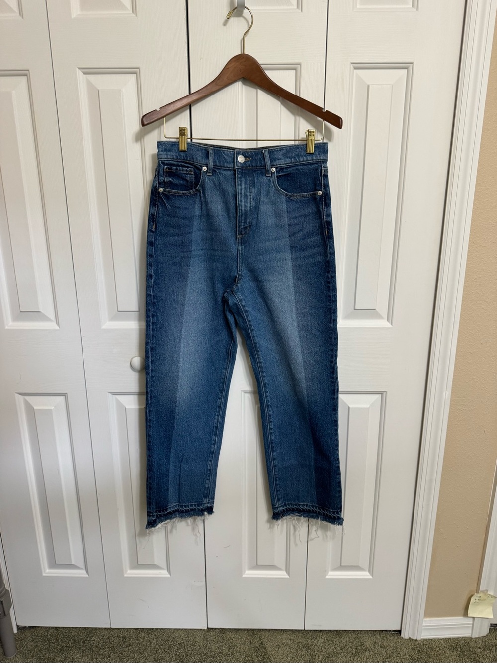 LOFT Light Wash Straight Leg Jeans